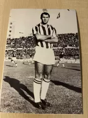 Футбол. фото футболист Джанкарло Берчеллино Ювентус 1960-х годах