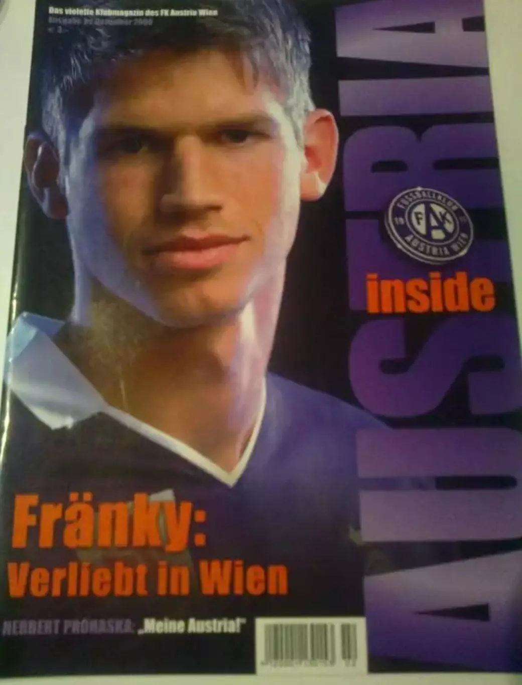 клубный журнал Аустрия Вена Австрия 2008
