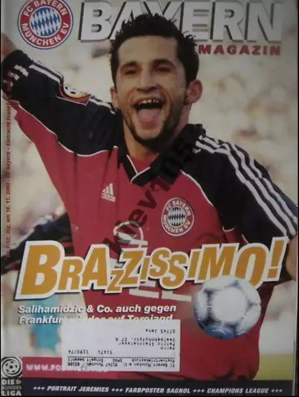 Бавария Германия - Спартак Москва Россия 2000-2001 (журнал № 1)