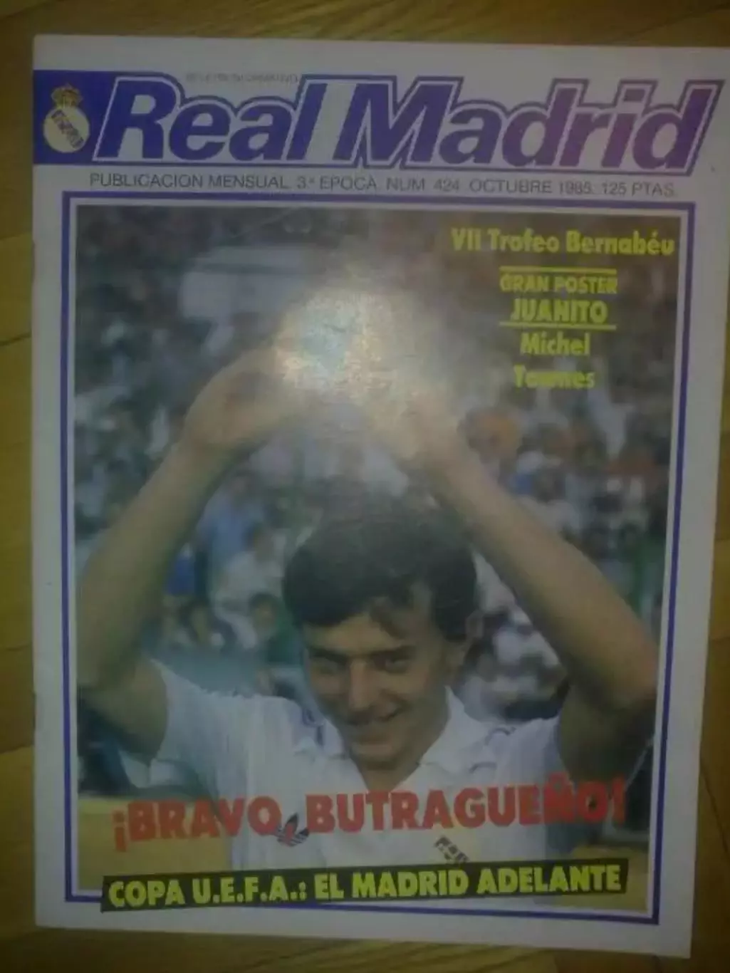 Футбол. Клубный журнал Реал Мадрид 1985 октябрь