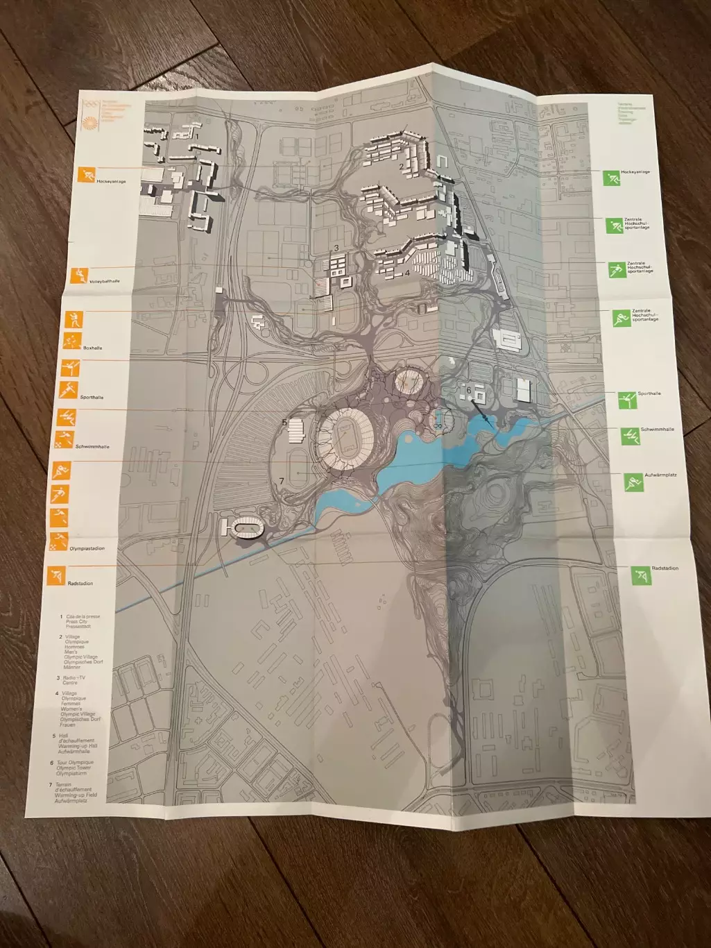 Олимпийские Игры 1972 Германия. карта #2