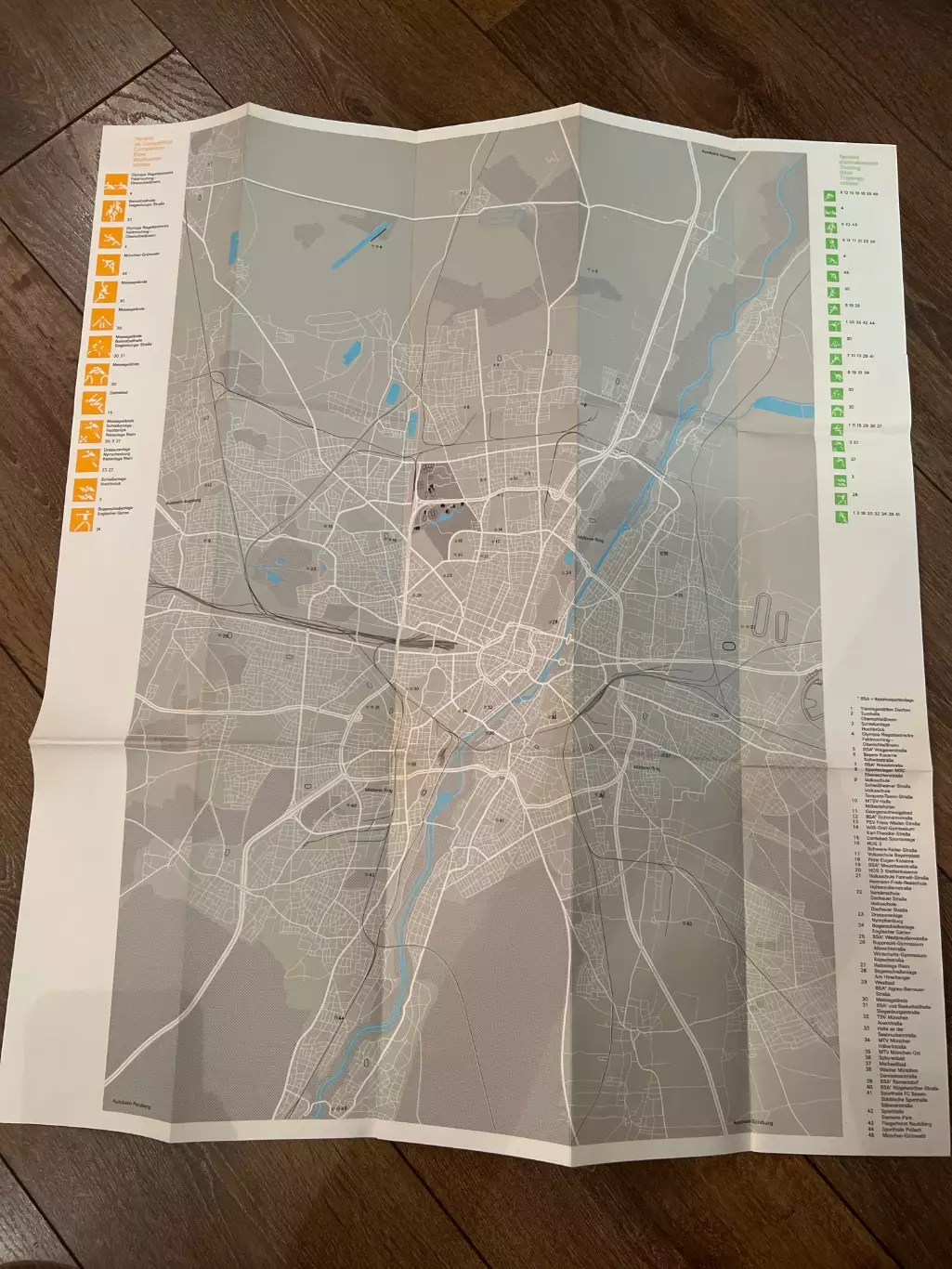 Олимпийские Игры 1972 Германия. карта #2 1