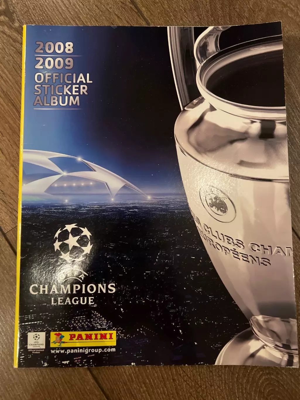 Журнал альбом Панини (PANINI) Лига Чемпионов 2008-2009 пустой