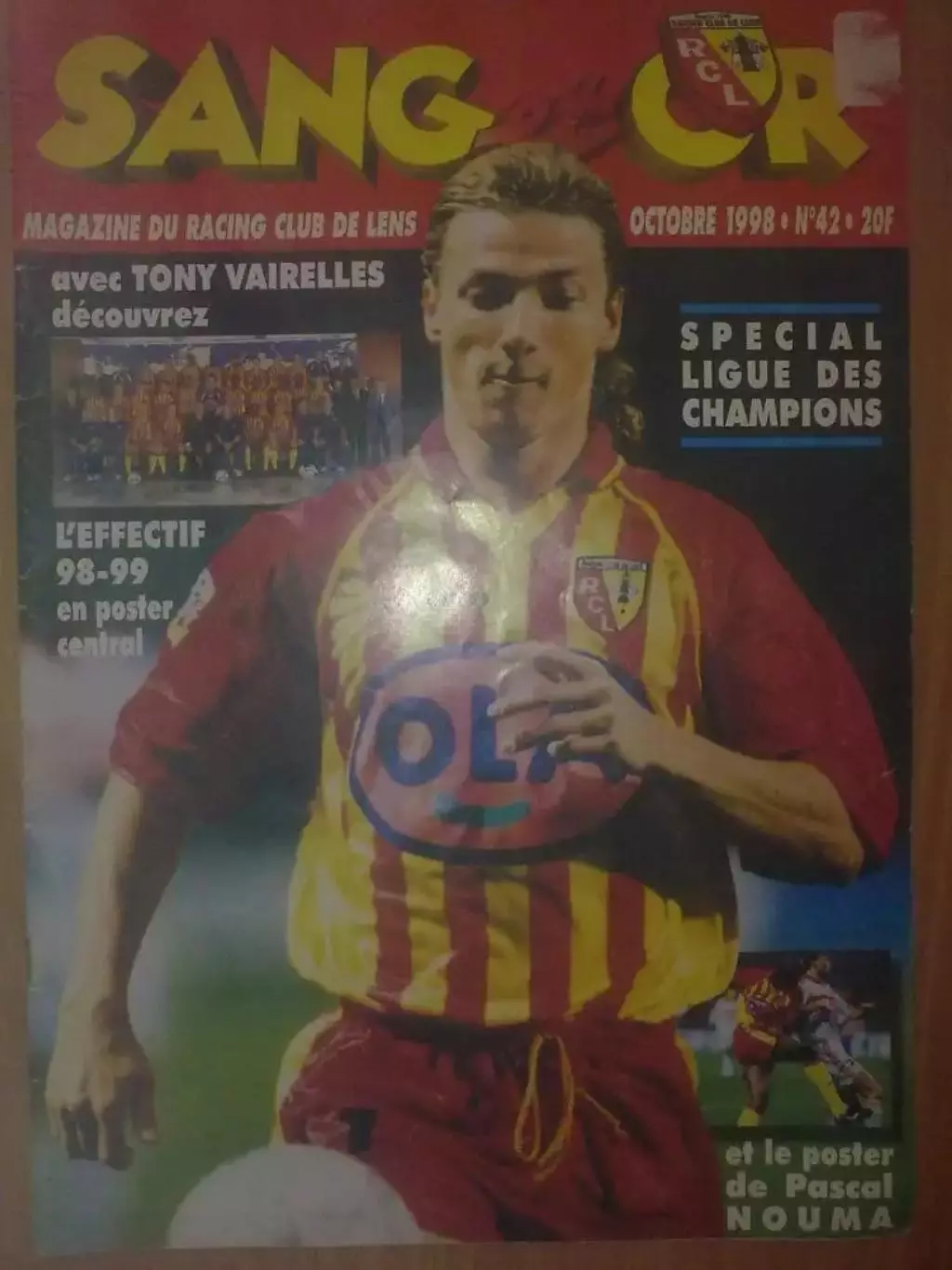 Журнал Ланс Франция - Динамо Киев 1998 Лига Чемпионов