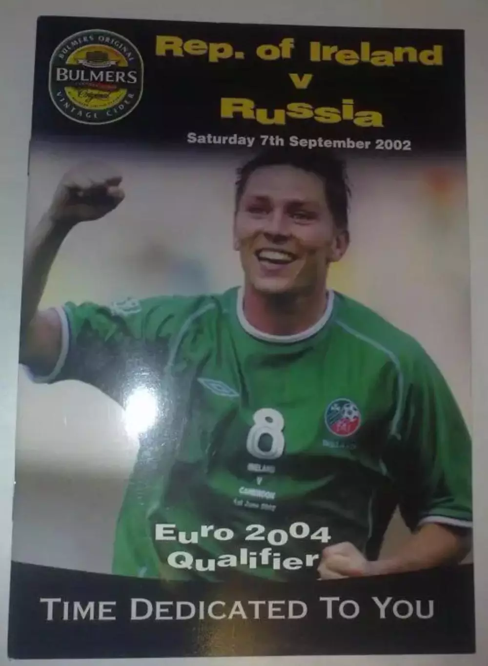 Россия - Ирландия 2002 (официальное издание сб Ирландии)
