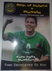 Россия - Ирландия 2002 (официальное издание сб Ирландии)