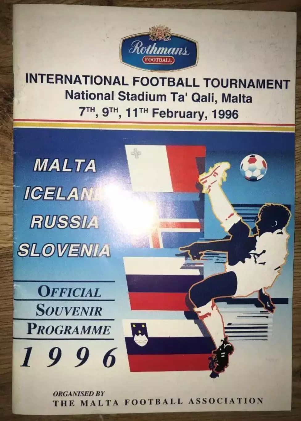 Программа Турнир 1996 Мальта - Россия - Исландия - Словения