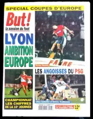 Газета к матчу Нант Франция - Ротор Волгоград Россия 1994 Кубок УЕФА