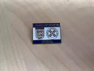 футбол. Знак Англия - Парагвай 2006 Чемпионат Мира