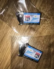 Знак (2шт) Зенит Санкт-Петербург - Лион 2019-2020 Лига Чемпионов