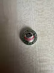 Знак футбол Днепр бронзовый призер 1985 (обрезан!!!)