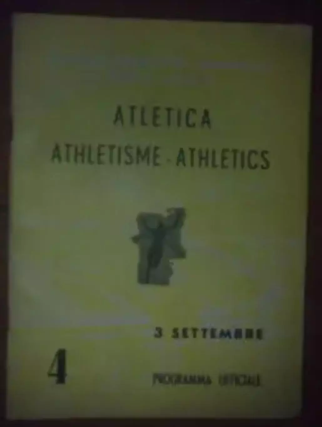 Программа Олимпийские Игры 1960 - Легкая Атлетика (№4)