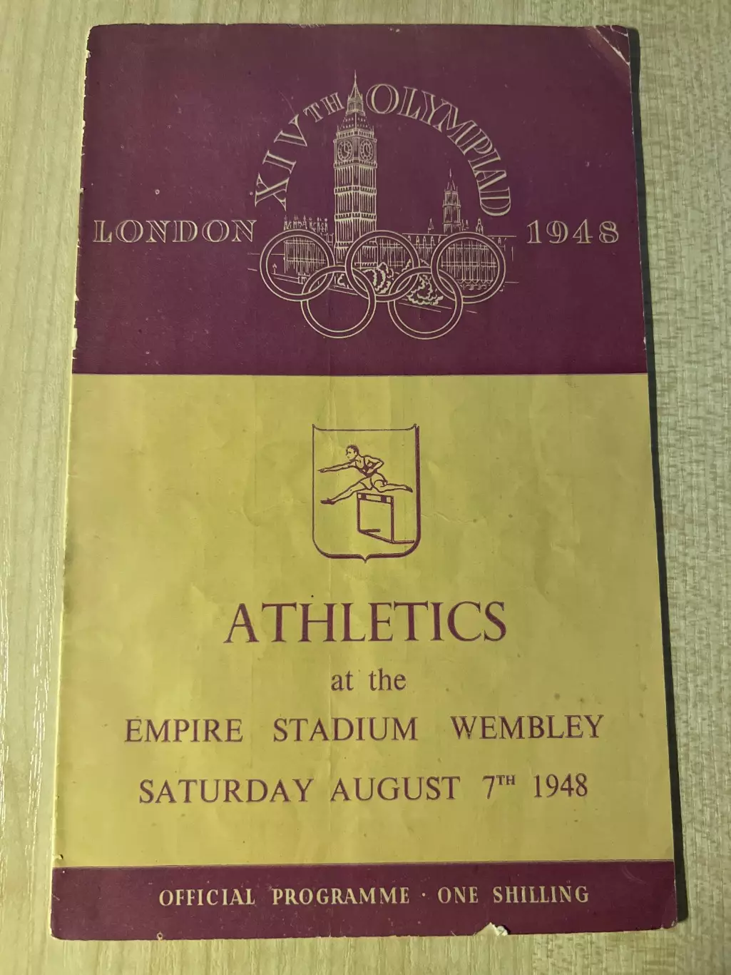 Программа Олимпийские Игры 1948 Лондон - Легкая Атлетика №1