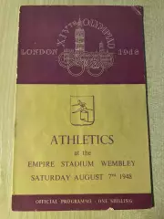 Программа Олимпийские Игры 1948 Лондон - Легкая Атлетика №1