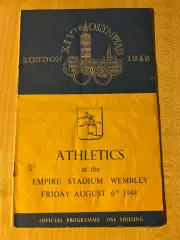 Программа Олимпийские Игры 1948 Лондон - Легкая Атлетика №2