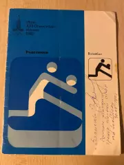 Олимпийские игры 1980 Москва - волейбол. Участники