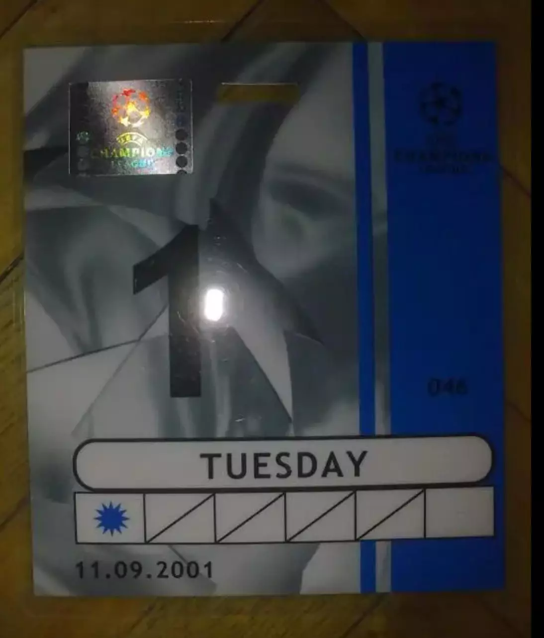 Футбол. Билет Динамо Киев - Боруссия Дортмунд 2001-02 пропуск пресса №2