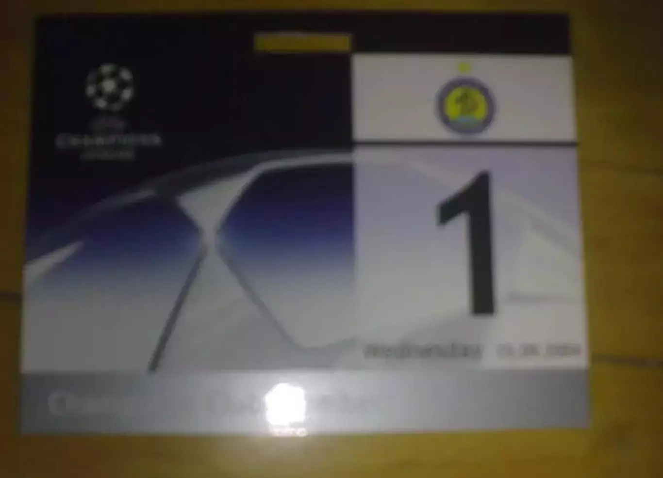 Футбол. Билет Рома Италия - Динамо Киев 2004-05 пропуск