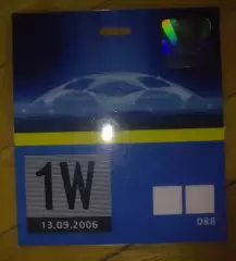 Футбол. Билет Динамо Киев - Стяуа Румыния 2006-07 пропуск