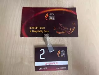 билет пропуск Украина - Нидерланды ЕВРО 2009 женские