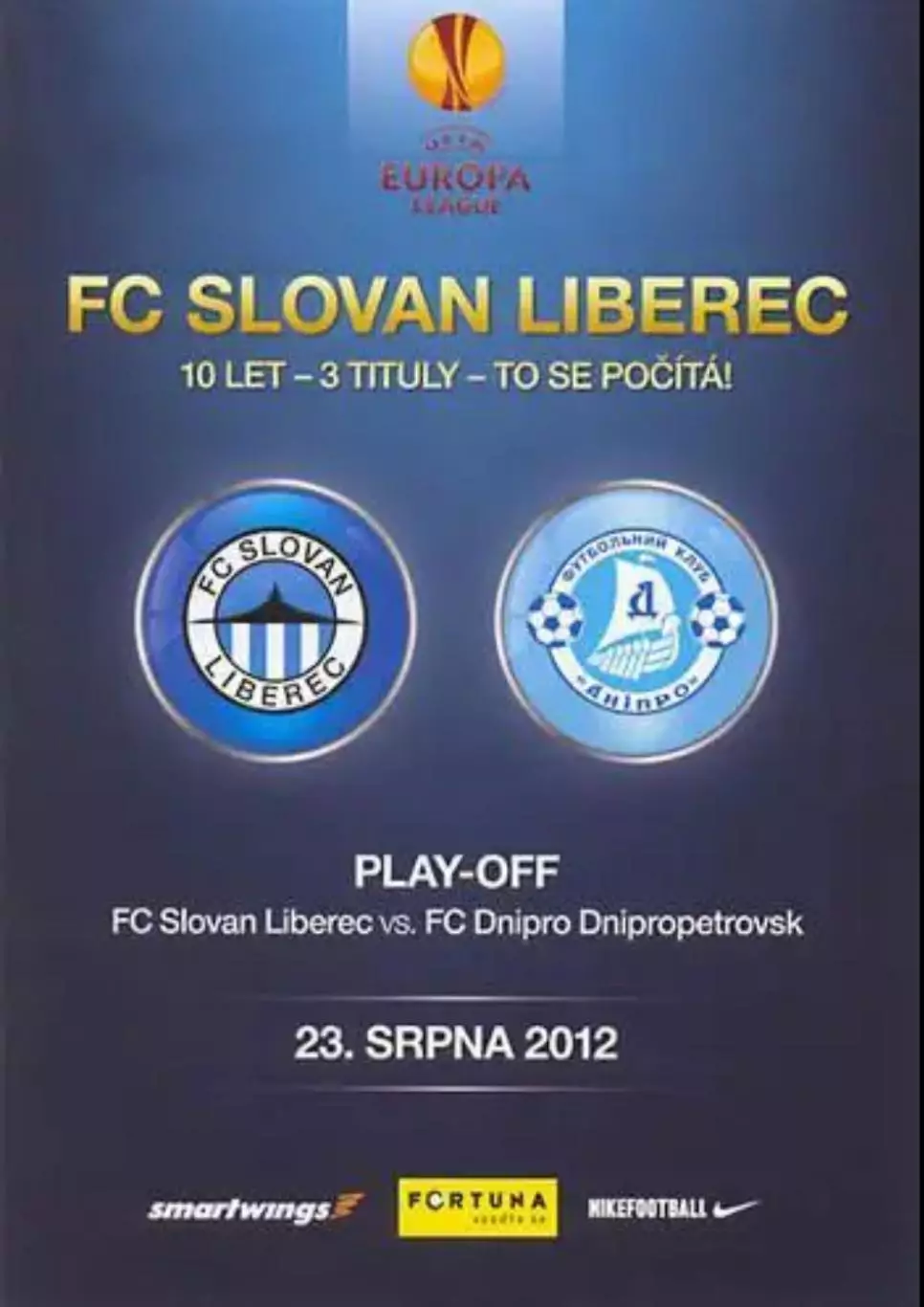 Слован Чехия - Днепр Днепропетровск 2012-2013