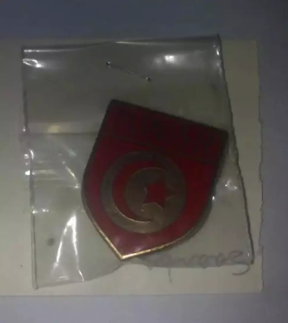 Знак Федерация Футбола Тунис (большой, из набора)