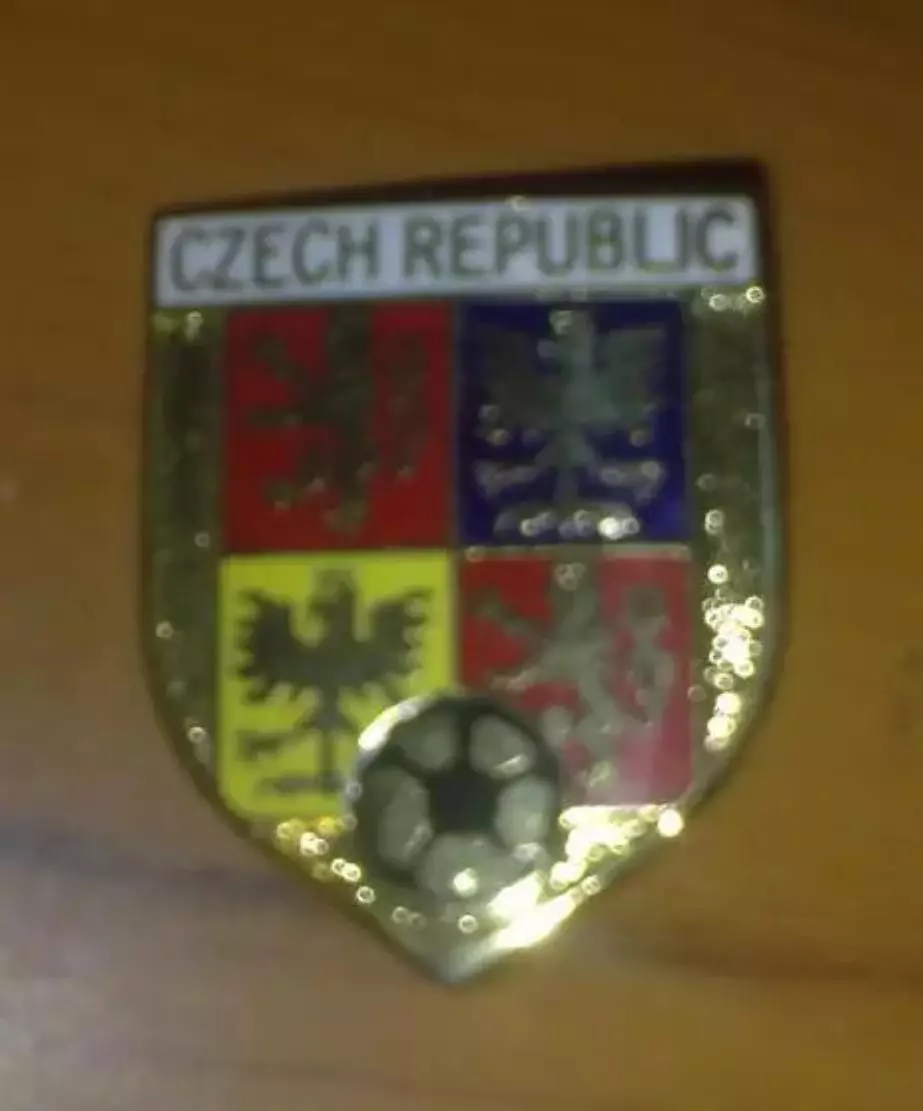 Знак Федерация Футбола Чехия (большой, из набора)
