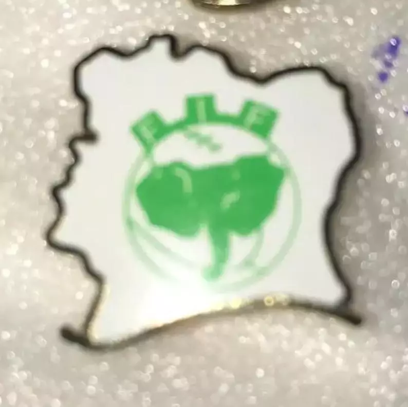 Футбол. Знак Федерация футбола Кот-д`Ивуар