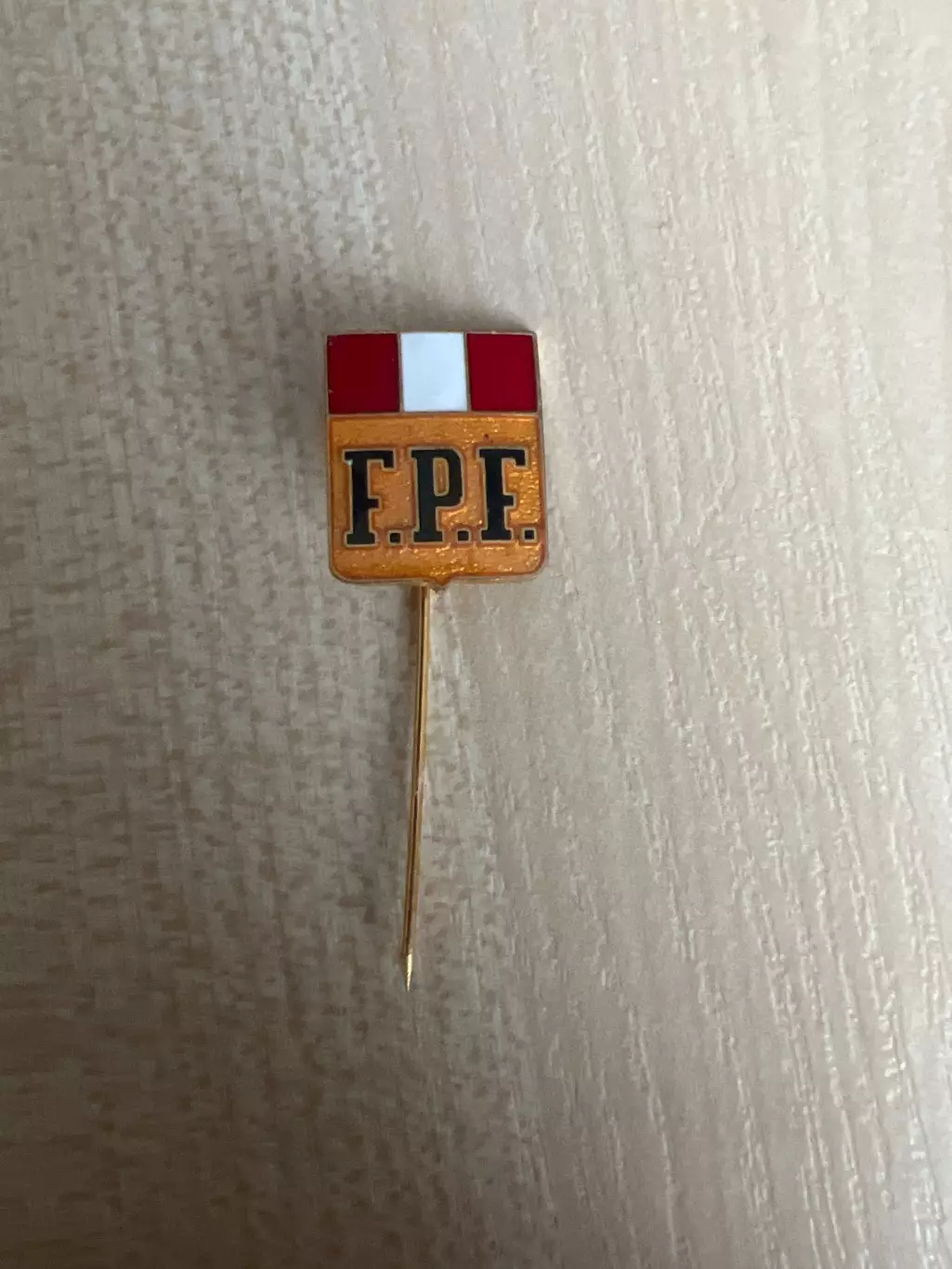 Футбол. Знак Федерация футбола Перу