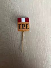 Футбол. Знак Федерация футбола Перу