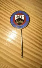 Футбол. Знак Йорк Сити Англия (старый, на игле)