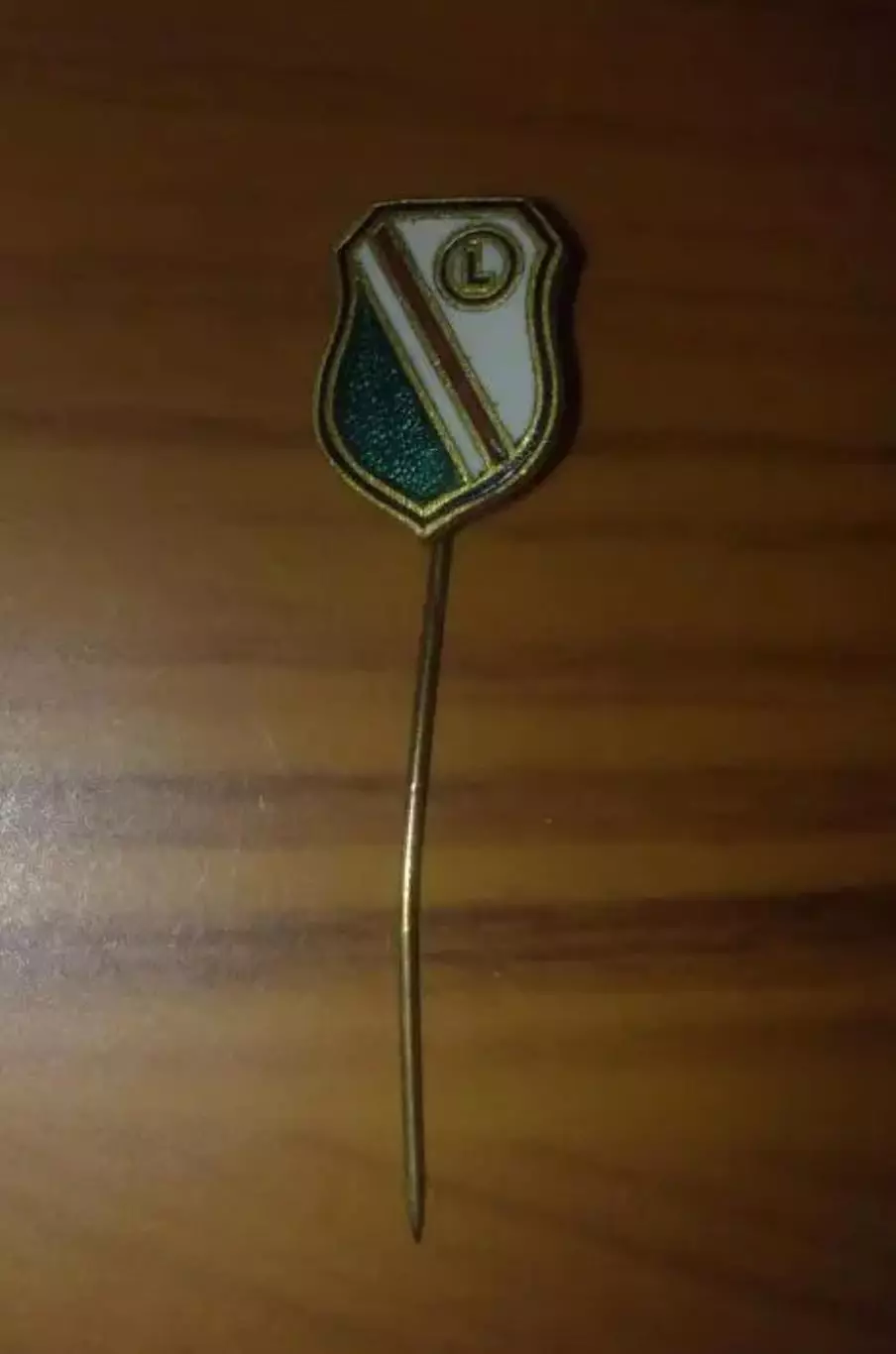 Футбол. Знак Легия Польша (старый, на игле)