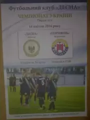 Десна Чернигов - Ильичевец Мариуполь 2015-2016
