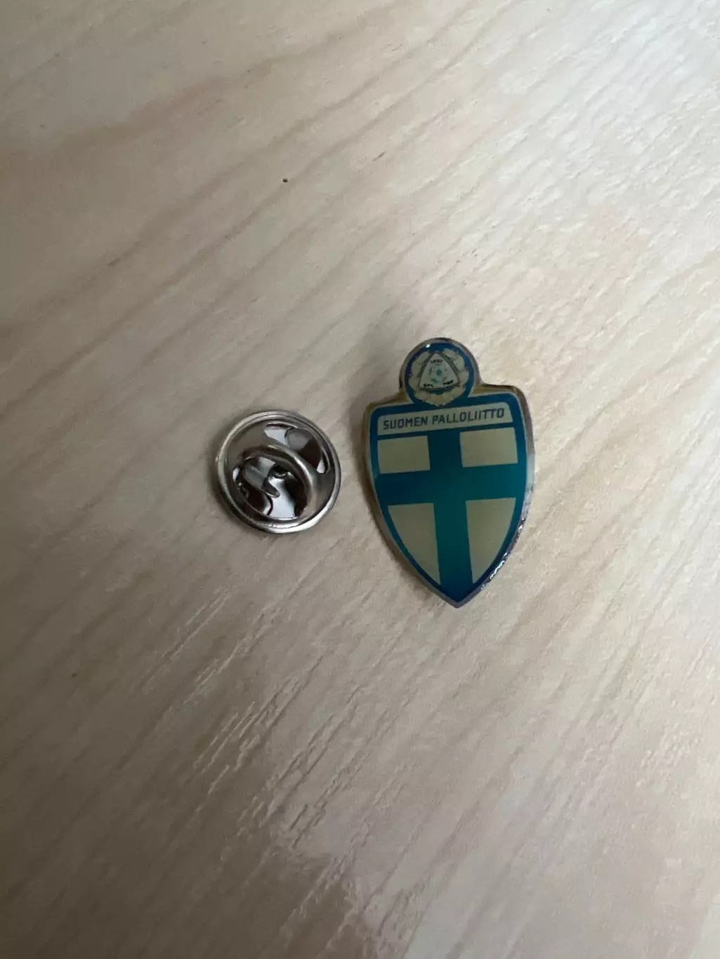 Футбол. Знак Федерация футбола Финляндия (официальный)