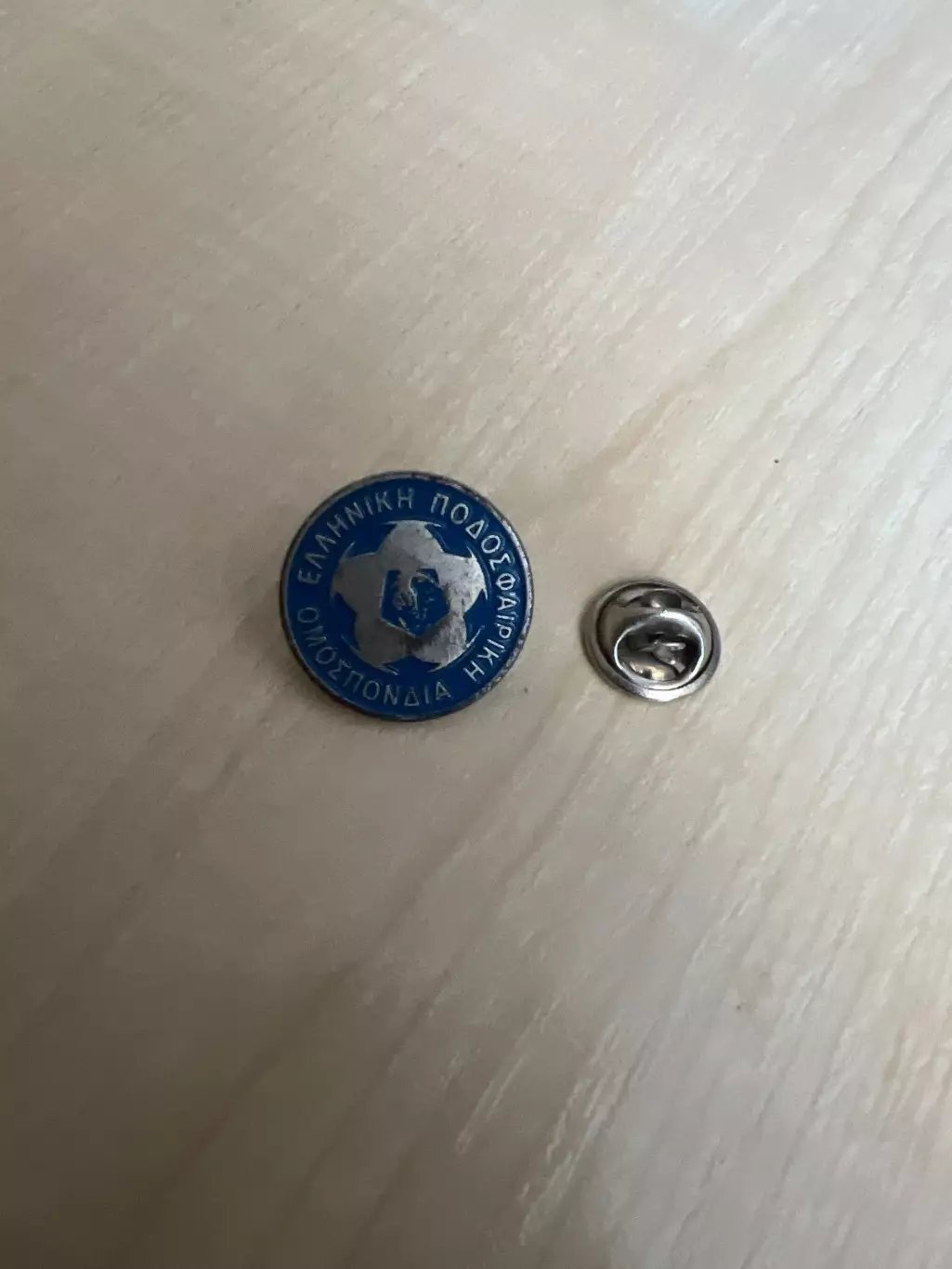 Футбол. Знак Федерация футбола Греция (официальный)