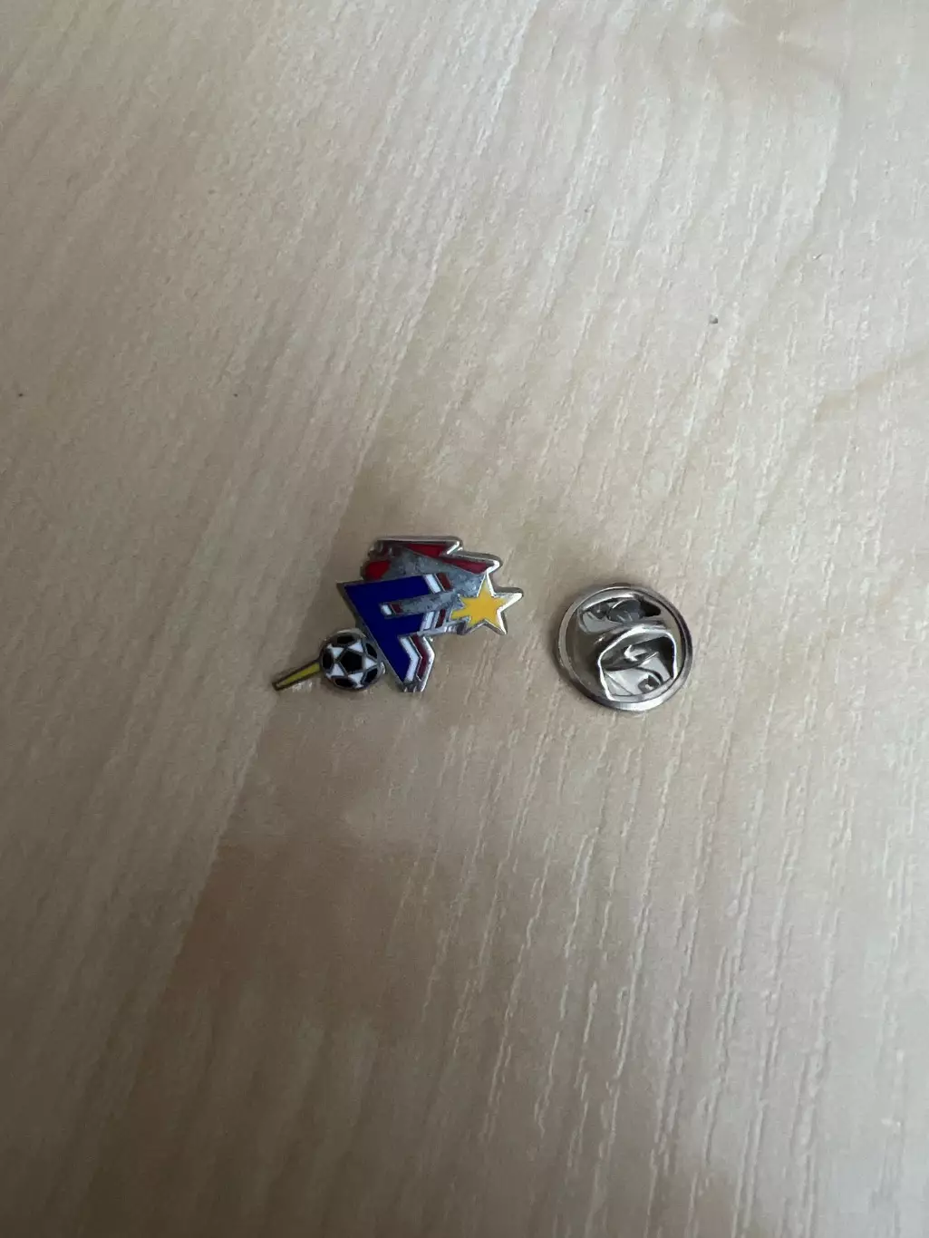 Футбол. Знак Федерация футбола Франция (официальный)