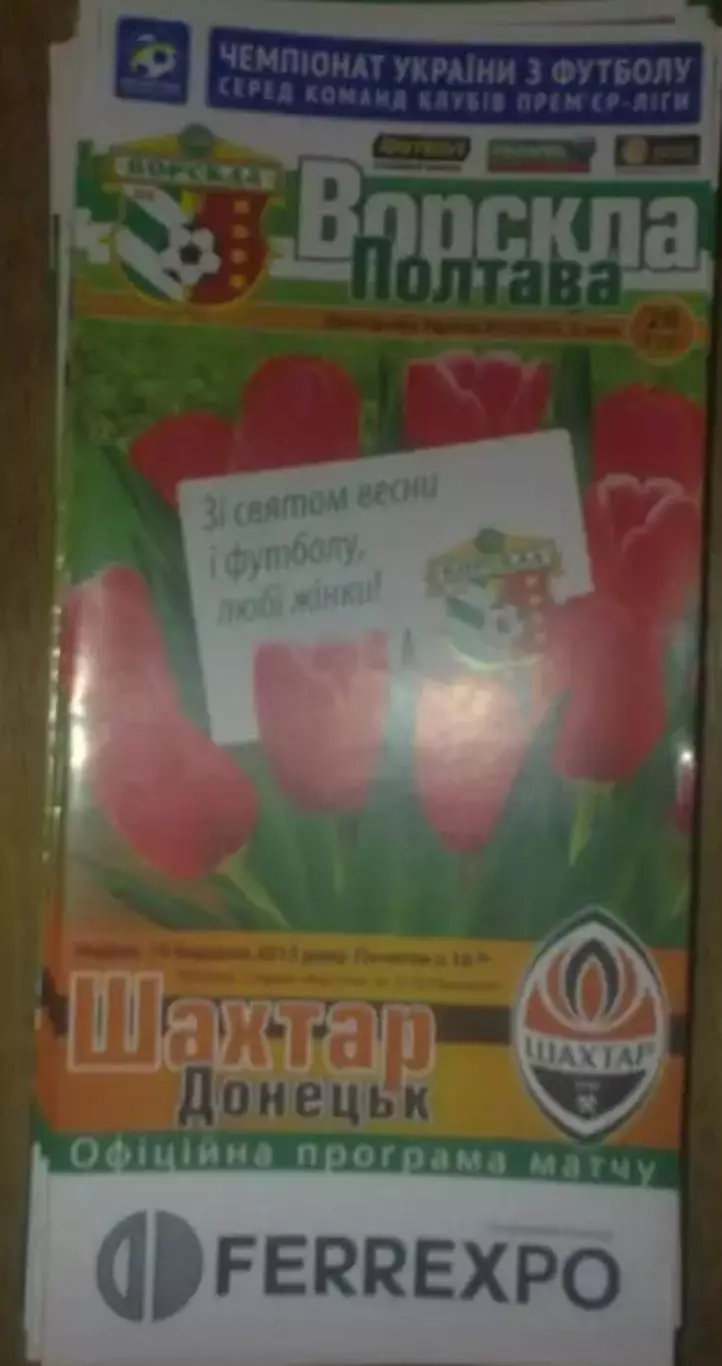 Ворскла Полтава - Шахтер Донецк 2012-2013