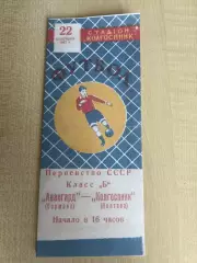 Колгоспник Полтава - Авангард Сормово 1957