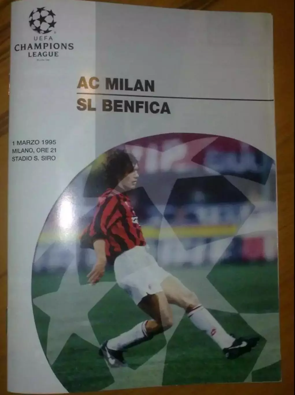 Милан Италия - Бенфика Португалия 1994-1995 Лига Чемпионов
