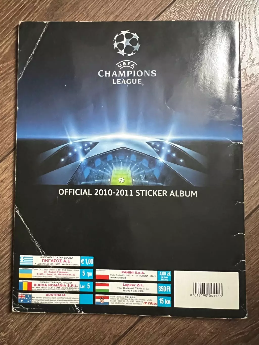 Журнал альбом Панини (PANINI) Лига Чемпионов 2010-2011 (есть 95 из 564) 1