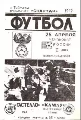 Гастелло Уфа - Камаз Набережные Челны 1992