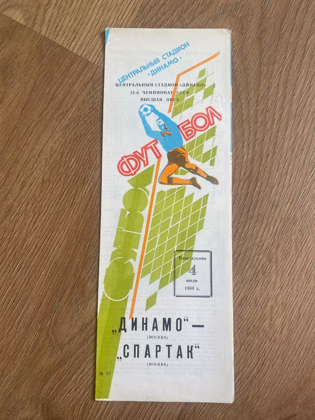 Динамо Москва - Спартак Москва 1988