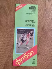 Динамо Москва - Арарат Ереван 1985