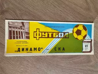 Динамо Москва - СКА Ростов 1981