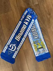 Шарф Динамо Киев Украина - Манчестер Сити Англия 2015-2016