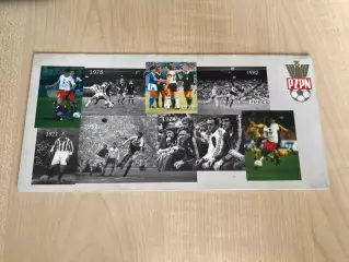 Футбол. Билет + конверт Польша - Украина 2001