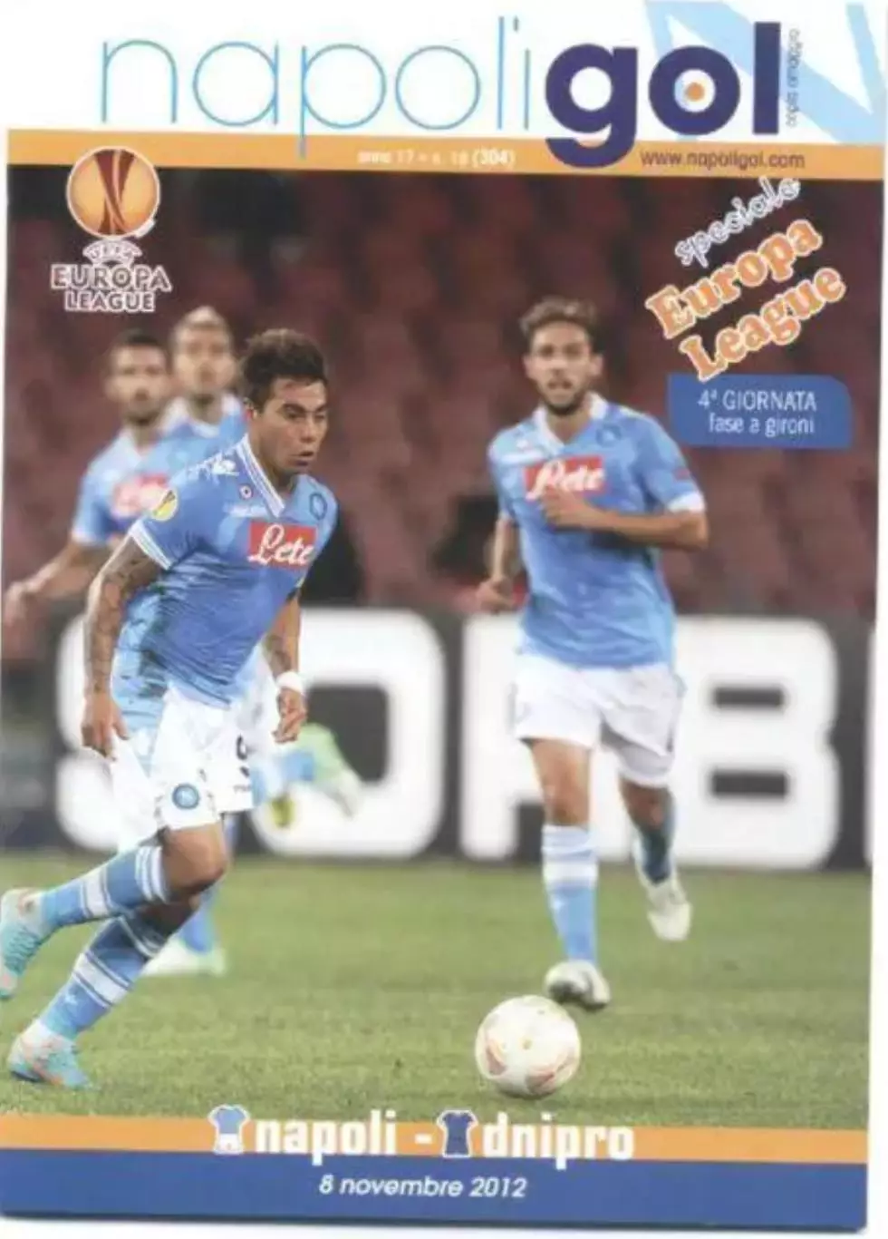 Наполи Италия - Днепр Днепропетровск 2012-2013