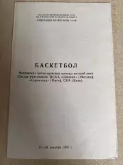 Баскетбол 1987 СКА Киев / Строитель Будивельник Киев / Динамо Москва / ЦСКА