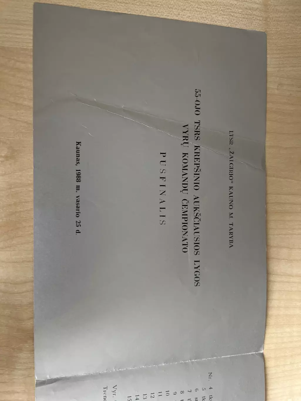 Баскетбол 1988 Жальгирис Каунас - Строитель Будивельник Киев 1