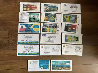 Конверты к билетам сборная Украина 15+2